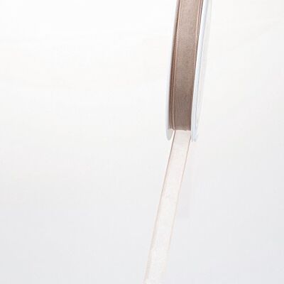 Deko AS GmbH 53736 Organza lint met geweven rand 15mm 50m col. 06 taupe 53736-15-50-06 Deko AS GmbH 53736 Organza lint met geweven rand 15mm 50m col. 06 taupe 53736-15-50-06