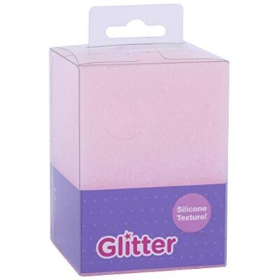 Apli 18754 Silicone Glitter Collection Potloodhouder Roze Apli 18754 Silicone Glitter Collection Potloodhouder Roze