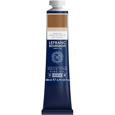 Lefranc Bourgeois 301843 Fijne olieverf van uitstekende kwaliteit, lichtecht met een gelijkmatige consistentie, tube van 200 ml, ideaal voor spieraammen, canvas, schilderbord De natuur van Siena Lefranc Bourgeois 301843 Fijne olieverf van uitstekende kwaliteit, lichtecht met een gelijkmatige consistentie, tube van 200 ml, ideaal voor spieraammen, canvas, schilderbord De natuur van Siena
