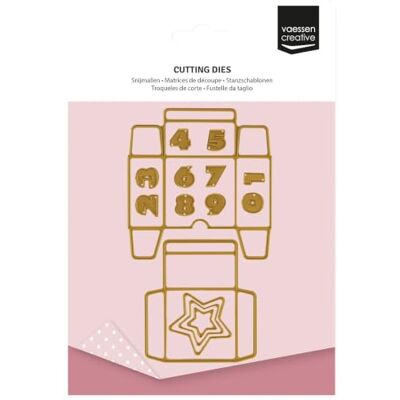 Creative Snijmallen Kerst Adventskalender 14 Cutting Dies van 1,3 cm tot 14,8 cm voor Kerstkaarten Maken, Scrapbooking, Knutselen, DIY Geschikt voor Snij- en Embossingmachines Creative Snijmallen Kerst Adventskalender 14 Cutting Dies van 1,3 cm tot 14,8 cm voor Kerstkaarten Maken, Scrapbooking, Knutselen, DIY Geschikt voor Snij- en Embossingmachines