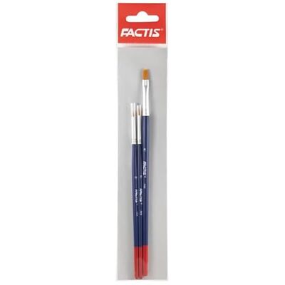FACTIS ® Tas met 3 penselen 722/0,00; 732/6 FACTIS ® Tas met 3 penselen 722/0,00; 732/6
