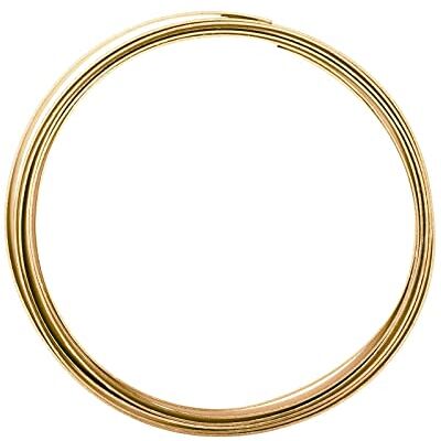 Creative Aluminiumdraad Plat 2,5 m x 1 mm x 1 cm Light Gold (Goud) Flexibel Alu Draad voor Sieraden Maken, Hobby en Knutselen Creative Aluminiumdraad Plat 2,5 m x 1 mm x 1 cm Light Gold (Goud) Flexibel Alu Draad voor Sieraden Maken, Hobby en Knutselen