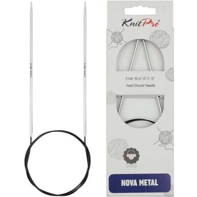 KnitPro Nova Metal Messing 50cm 2,50mm US1 ½ - Breinaalden KnitPro Nova Metal Messing 50cm 2,50mm US1 ½ - Breinaalden