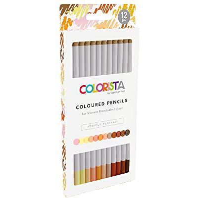 Spectrum Noir Colorista Kleurpotloden Pack van 12-Perfect Portret, Multicolor, one Size Spectrum Noir Colorista Kleurpotloden Pack van 12-Perfect Portret, Multicolor, one Size