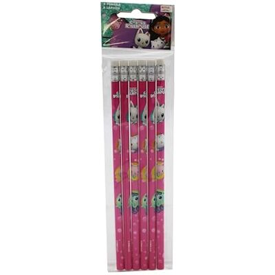 Gabby Set 6 Potloden met Topper - Potloodset Gabby Set 6 Potloden met Topper - Potloodset
