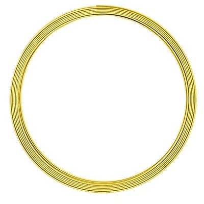 Creative Aluminiumdraad Plat 5 m x 1 mm x 5 mm Sunny Yellow (Geel) Flexibel Alu Draad voor Sieraden Maken, Hobby en Knutselen Creative Aluminiumdraad Plat 5 m x 1 mm x 5 mm Sunny Yellow (Geel) Flexibel Alu Draad voor Sieraden Maken, Hobby en Knutselen