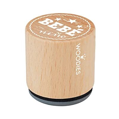 INNSPIRO Stempel van hout en rubber, diameter 33 x 30 mm. INNSPIRO Stempel van hout en rubber, diameter 33 x 30 mm.