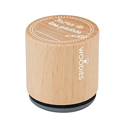 INNSPIRO Stempel van hout en rubber, handtekening van de ouders, diameter 33 x 30 mm. INNSPIRO Stempel van hout en rubber, handtekening van de ouders, diameter 33 x 30 mm.