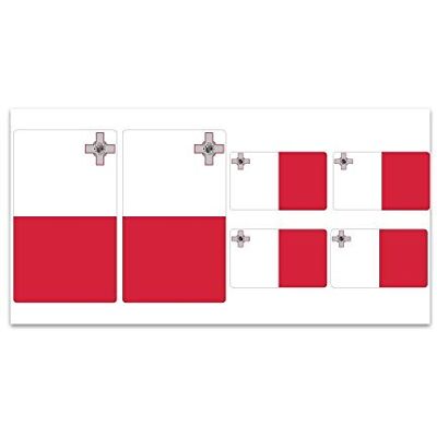 Mygoodprice Stickervel Maltes-vlag Z135 Mygoodprice Stickervel Maltes-vlag Z135