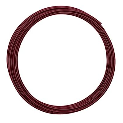 Creative Aluminiumdraad 3 m x 3 mm Oxblood (Rood) Flexibel Alu Draad voor Sieraden Maken, Hobby en Knutselen Creative Aluminiumdraad 3 m x 3 mm Oxblood (Rood) Flexibel Alu Draad voor Sieraden Maken, Hobby en Knutselen