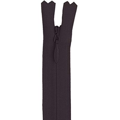 YKK ritssluiting, kunststof spiraal, verborgen palissander, L: 22 cm YKK ritssluiting, kunststof spiraal, verborgen palissander, L: 22 cm