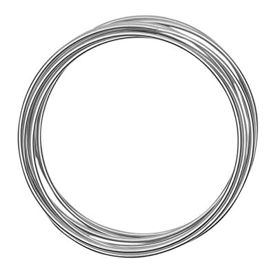Creative Aluminiumdraad 3 m x 3 mm Silver (Zilver) Flexibel Alu Draad voor Sieraden Maken, Hobby en Knutselen Creative Aluminiumdraad 3 m x 3 mm Silver (Zilver) Flexibel Alu Draad voor Sieraden Maken, Hobby en Knutselen