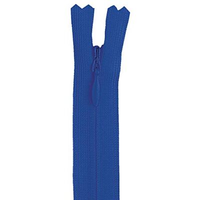 YKK ritssluiting, kunststof spiraal, verborgen, koningsblauw, L: 22 cm YKK ritssluiting, kunststof spiraal, verborgen, koningsblauw, L: 22 cm