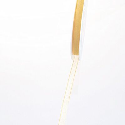 Deko AS GmbH 53736 Organza lint met geweven rand 7mm 50m col. 17 goud 53736-7-50-17 Deko AS GmbH 53736 Organza lint met geweven rand 7mm 50m col. 17 goud 53736-7-50-17