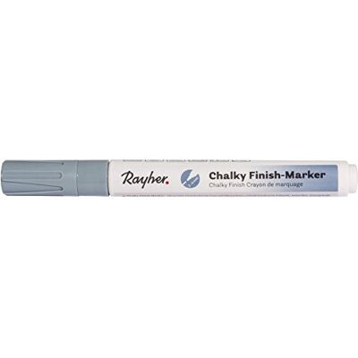 Rayher Hobby 35017566 Chalky Finish Marker, blauwgrijs, met ventiel, ultramatte acrylinkt, zeer dekkend, hoogwaardig, met hoog krijtgehalte, de ultramatte krijtlook nu ook als marker Rayher Hobby 35017566 Chalky Finish Marker, blauwgrijs, met ventiel, ultramatte acrylinkt, zeer dekkend, hoogwaardig, met hoog krijtgehalte, de ultramatte krijtlook nu ook als marker