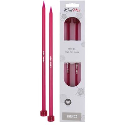 KnitPro Trendz - 25cm - 8mm - Breinaalden KnitPro Trendz - 25cm - 8mm - Breinaalden