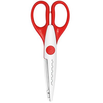 WEDO EFCO W-Cut Creatieve Schaar, Rood, 16 cm WEDO EFCO W-Cut Creatieve Schaar, Rood, 16 cm
