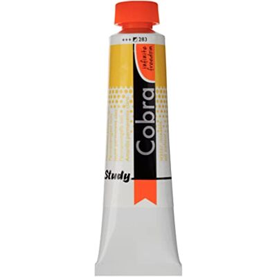 Cobra Study watervermengbare olieverf 40 ml Tube Permanent Geel Licht 283 Halfdekkend Uitstekende lichtechtheid Oplosmiddelvrije olieverf Cobra Study watervermengbare olieverf 40 ml Tube Permanent Geel Licht 283 Halfdekkend Uitstekende lichtechtheid Oplosmiddelvrije olieverf