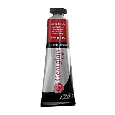 Daler Rowney Georgian olieverf, 38 ml, paars (Crimson Alizarin/Alizarin Crimson) Daler Rowney Georgian olieverf, 38 ml, paars (Crimson Alizarin/Alizarin Crimson)