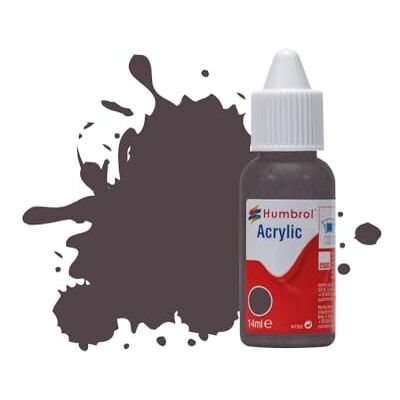 Humbrol Acrylverf No.251 RLM 81 Dunkelbraun Matt Dropper Fles, Donkerbruin (De), 14ml Humbrol Acrylverf No.251 RLM 81 Dunkelbraun Matt Dropper Fles, Donkerbruin (De), 14ml