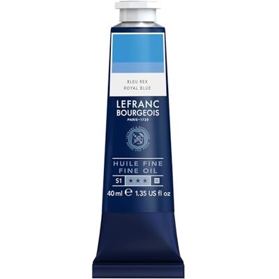 Lefranc Bourgeois Blauwe Fijne Olie 40ml - olie Lefranc Bourgeois Blauwe Fijne Olie 40ml - olie