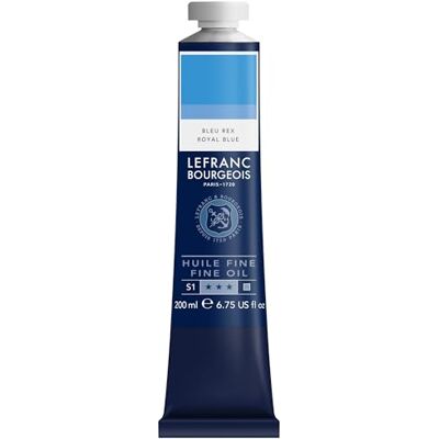 Lefranc Bourgeois 301826 Fijne olieverf van uitstekende kwaliteit, lichtecht met een gelijkmatige consistentie, tube van 200 ml, ideaal voor spieraammen, canvas, schilderbord koningsblauw Lefranc Bourgeois 301826 Fijne olieverf van uitstekende kwaliteit, lichtecht met een gelijkmatige consistentie, tube van 200 ml, ideaal voor spieraammen, canvas, schilderbord koningsblauw