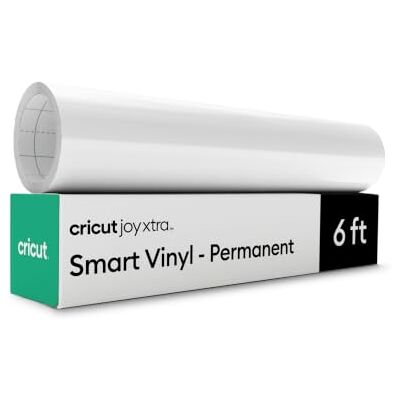 Cricut Smart Vinyl Permanent, Wit, 9.5" x 6ft Bulk (1) Cricut Smart Vinyl Permanent, Wit, 9.5" x 6ft Bulk (1)