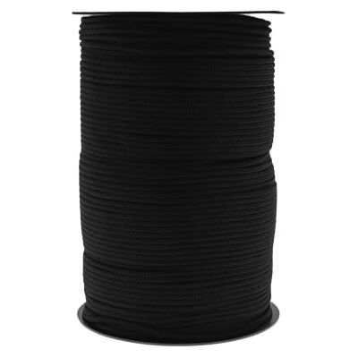 Stafil Thais koord 3mm 400g 200m voor haken tassen kleur zwart Stafil Thais koord 3mm 400g 200m voor haken tassen kleur zwart