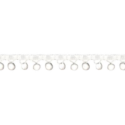 Wrights Simplicity 28 mm bal franje Trim en versieringen, wit Wrights Simplicity 28 mm bal franje Trim en versieringen, wit