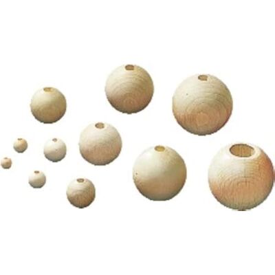Knorr prandell Beukenhouten Bollen - 10 mm, Natuurlijk - 47 stuks Knorr prandell Beukenhouten Bollen - 10 mm, Natuurlijk - 47 stuks