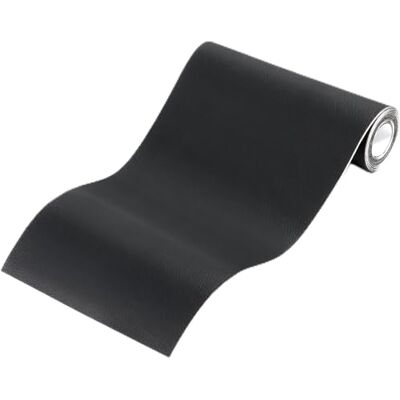 Vinabo Kunstleer, zelfklevend, voor gestoffeerde meubels en autostoelen, 40 x 150 cm, leer, PU-lijm, stofstickers, zwart Vinabo Kunstleer, zelfklevend, voor gestoffeerde meubels en autostoelen, 40 x 150 cm, leer, PU-lijm, stofstickers, zwart