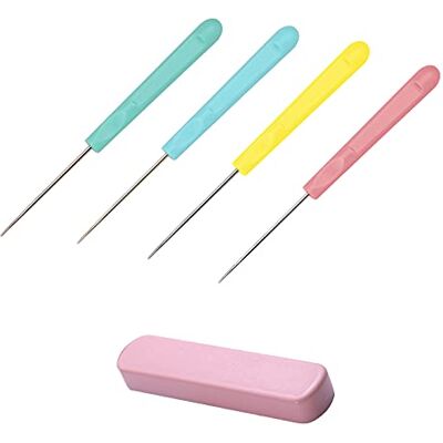 N\A 4 Stks Hand Craft Diy Tool Set Plastics Handvat Kras Awl Naaien Awl Tool Voor Naaien, DIY Handwerk N\A 4 Stks Hand Craft Diy Tool Set Plastics Handvat Kras Awl Naaien Awl Tool Voor Naaien, DIY Handwerk