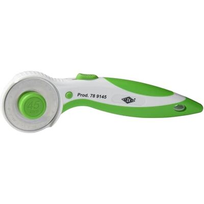 WEDO 789145 rolmes Comfortline met schuifmechanisme voor nauwkeurige sneden, diameter 45 mm, groen, regular WEDO 789145 rolmes Comfortline met schuifmechanisme voor nauwkeurige sneden, diameter 45 mm, groen, regular