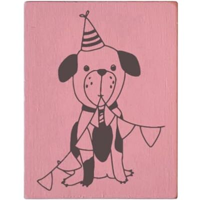 May and Berry Houten stempel hond, 35x45mm May and Berry Houten stempel hond, 35x45mm