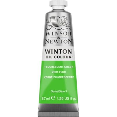 Winsor & Newton 1414458 Winton, fijne olieverf van hoge kwaliteit 37 ml tube met gelijkmatige consistentie, lichtecht, hoge dekkracht, rijk aan kleurpigmenten Fluogroen Winsor & Newton 1414458 Winton, fijne olieverf van hoge kwaliteit 37 ml tube met gelijkmatige consistentie, lichtecht, hoge dekkracht, rijk aan kleurpigmenten Fluogroen