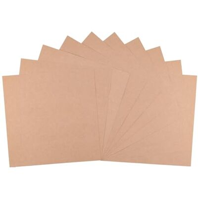Creative Florence Zelfklevende cardstok, vierkant knutselpapier, 30,5 x 30,5 cm, bruin, 10 stuks, bedrukbaar papier, voor knutselen en hobbyprojecten Creative Florence Zelfklevende cardstok, vierkant knutselpapier, 30,5 x 30,5 cm, bruin, 10 stuks, bedrukbaar papier, voor knutselen en hobbyprojecten
