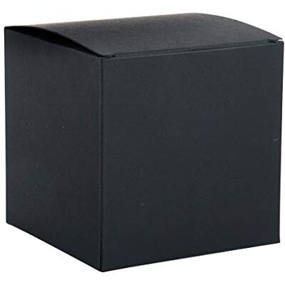Rayher 67328576 vierkante kartonnen doos om te vullen, set van 3, geschenkdozen van karton, zwart, 10 x 10 x 10 cm Rayher 67328576 vierkante kartonnen doos om te vullen, set van 3, geschenkdozen van karton, zwart, 10 x 10 x 10 cm