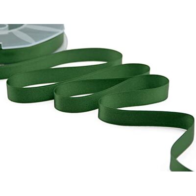 Furlanis Dubbel satijnen lint, Italiaanse stof groen Engels, 16 mm x 50 m Furlanis Dubbel satijnen lint, Italiaanse stof groen Engels, 16 mm x 50 m