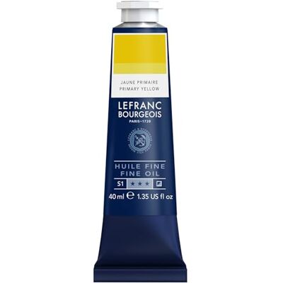 Lefranc Bourgeois - 153 Primair geel - Fijne olie 40ml Lefranc Bourgeois - 153 Primair geel - Fijne olie 40ml