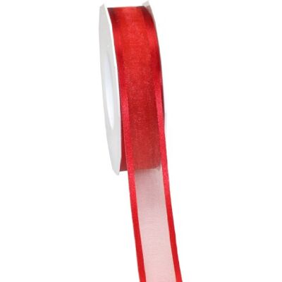 Duitse Organza Stof - 25m x 25mm - Decoratie & Cadeauverpakking Duitse Organza Stof - 25m x 25mm - Decoratie & Cadeauverpakking