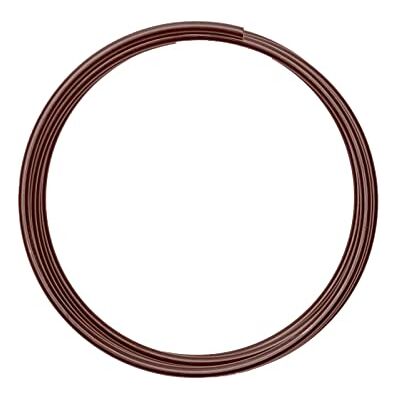 Creative Aluminiumdraad 2 m x 4 mm Chocolate Mat (Bruin) Flexibel Alu Draad voor Sieraden Maken, Hobby en Knutselen Creative Aluminiumdraad 2 m x 4 mm Chocolate Mat (Bruin) Flexibel Alu Draad voor Sieraden Maken, Hobby en Knutselen