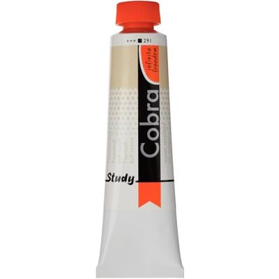 Cobra Study watervermengbare olieverf Titanium Buff 291-40 ml Tube Hoge lichtechtheid Zonder oplosmiddelen Cobra Study watervermengbare olieverf Titanium Buff 291-40 ml Tube Hoge lichtechtheid Zonder oplosmiddelen