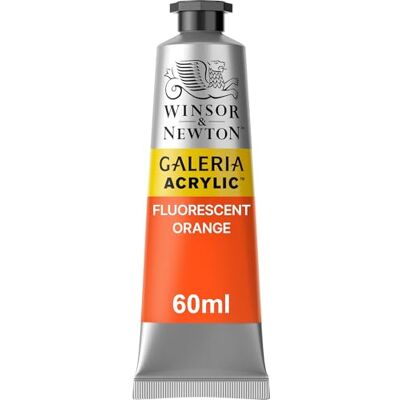 Winsor & Newton 2120454 Galeria Fluorescerende Acrylverf – Fluo Oranje 60 ml, felle acrylverf voor kunstenaars, DIY, canvas & knutselprojecten Winsor & Newton 2120454 Galeria Fluorescerende Acrylverf – Fluo Oranje 60 ml, felle acrylverf voor kunstenaars, DIY, canvas & knutselprojecten