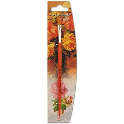 NESPOLI - N0BV125F06 - Oranje - Maat 6 - Decoratieve penseel NESPOLI - N0BV125F06 - Oranje - Maat 6 - Decoratieve penseel