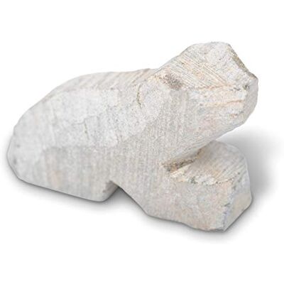 Honsell 79214 Rohling Frosch, geprefabriceerd figuur van speksteen, ca. 10 cm groot, voor het bewerken met raspen en vijl, ook ideaal voor kinderen, kleurrijk Honsell 79214 Rohling Frosch, geprefabriceerd figuur van speksteen, ca. 10 cm groot, voor het bewerken met raspen en vijl, ook ideaal voor kinderen, kleurrijk