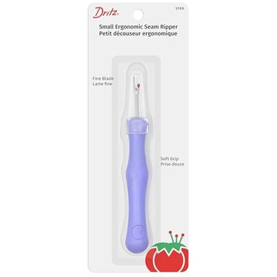 Dritz Naadverwijderaar met gebogen lemmet klein met ergonomisch design 1-pack violet Dritz Naadverwijderaar met gebogen lemmet klein met ergonomisch design 1-pack violet