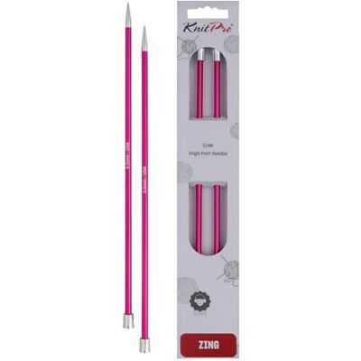 KnitPro US8 Robijn Aluminium 40cm Breinaalden - Breinaalden KnitPro US8 Robijn Aluminium 40cm Breinaalden - Breinaalden