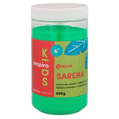 Innspiro - Z1754 - Neon groen - 600 g - gekleurd zand Innspiro - Z1754 - Neon groen - 600 g - gekleurd zand