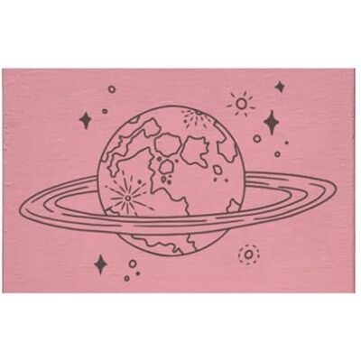 May and Berry Houten stempel wereldbol, 35x45mm May and Berry Houten stempel wereldbol, 35x45mm