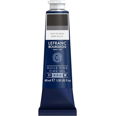 Lefranc Bourgeois - 271 Zwart olie - Fijn 40ml Lefranc Bourgeois - 271 Zwart olie - Fijn 40ml